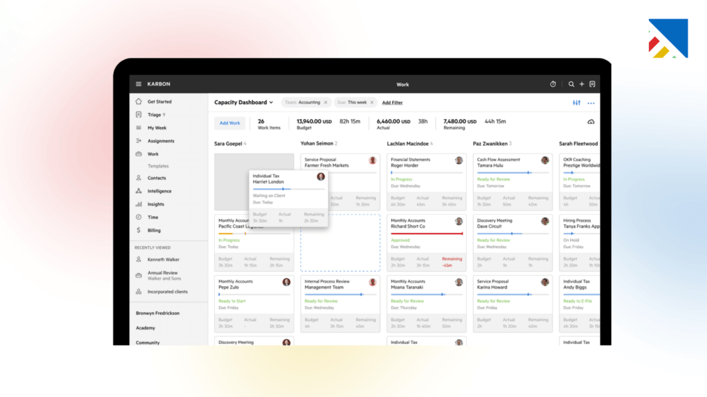 project management software for accounting firms - Carbon